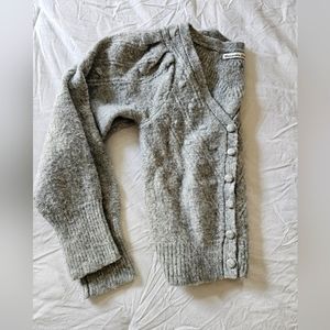 Abercrombie & Fitch Sage Puff Sleeve Cardigan